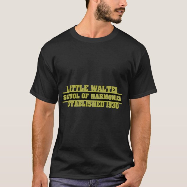 Little Walter Harmonica T-Shirt (Front)
