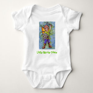 Little Warrior Prince Baby Bodysuit