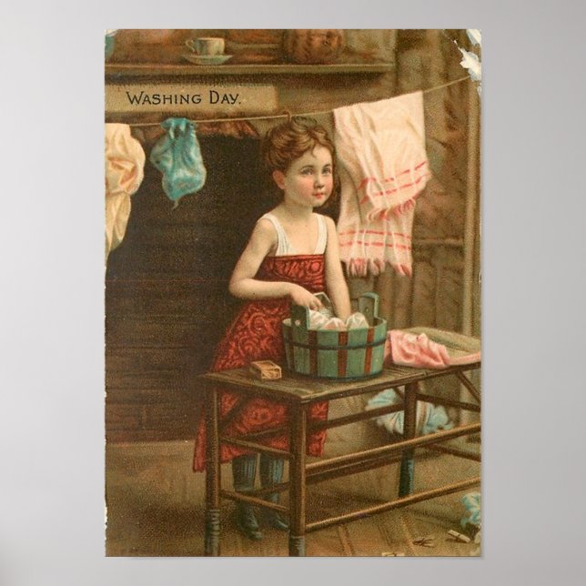 Little Wash Girl Poster (Front)
