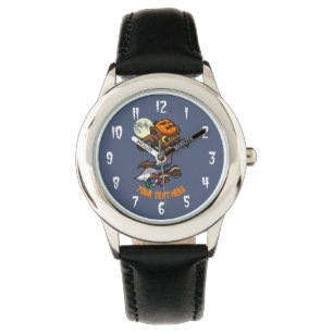 Little Werewolf Halloween Trick Or Treat Cartoon Watch