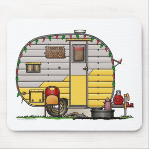 Little Western Camper Trailer Mouse Pad