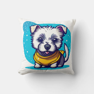 Little Westie  Throw Pillow