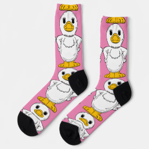 Little White Duck Standing Thunder_Cove Socks