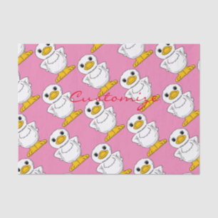 Little White Duck Standing Thunder_Cove Tissue Paper