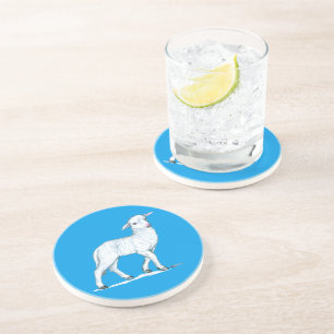 Little White Lamb Coaster