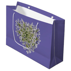 little white petals large gift bag