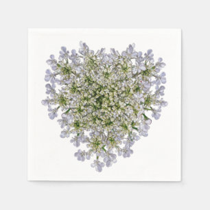 little white petals napkin