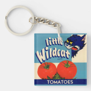 Little Wildcat tomatoes crate label Keychain