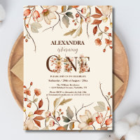 Little Wildflower Aesthetic Girl's 1st Birthday