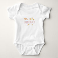 Little Wildflower Baby Shirt Baby Bodysuit