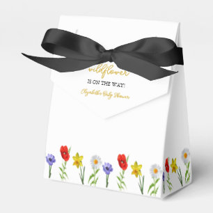 Little Wildflower Baby Shower Favor Box