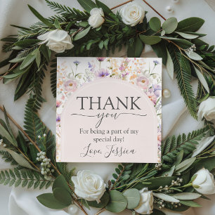 Little Wildflower Birthday Favor Tags