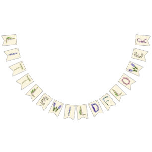 Little Wildflower Bunting Flags