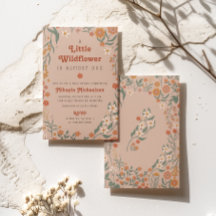 Little Wildflower Fall Rustic Boho Baby Shower