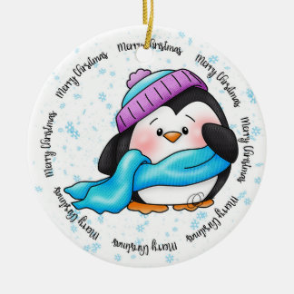 Little Winter Pepa Penguin Christmas Ornament