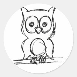 Little Wise Owl Stickers