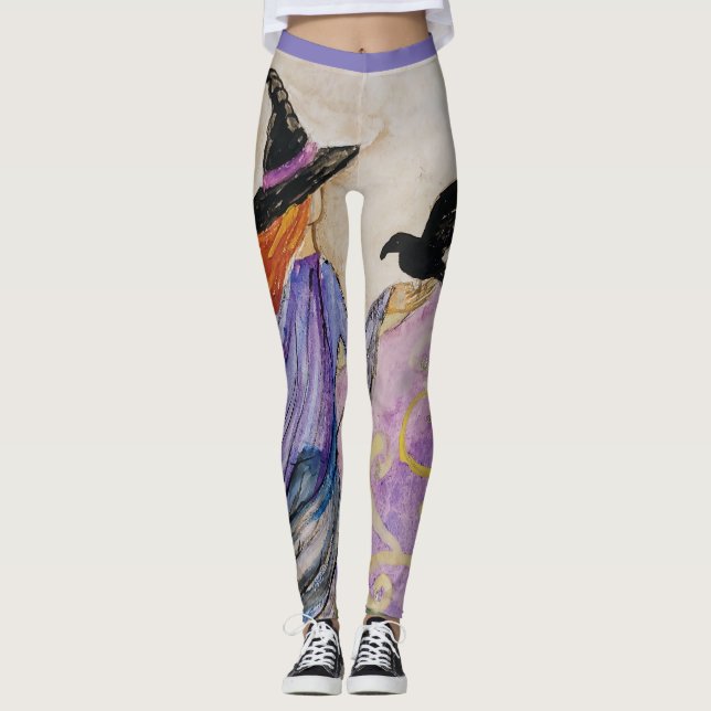 Little Witch and Friends Leggings (Front)
