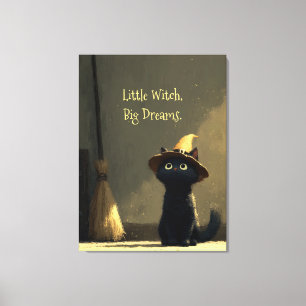 Little Witch, Big Dreams Canvas Print