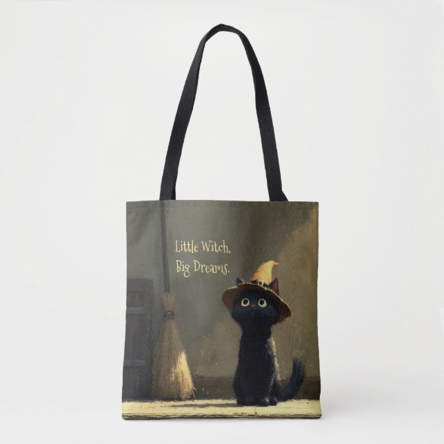 Little Witch, Big Dreams Tote Bag (Front)