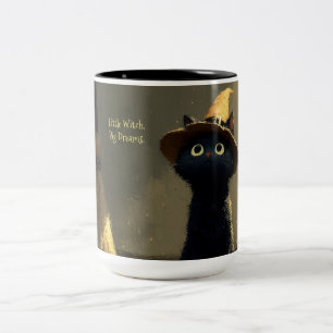 Little Witch, Big Dreams Two-Tone Coffee Mug