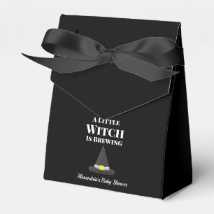 Little Witch is Brewing Halloween Baby Shower Favor Box