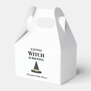 Little Witch is Brewing Halloween Pregnancy Favor Box