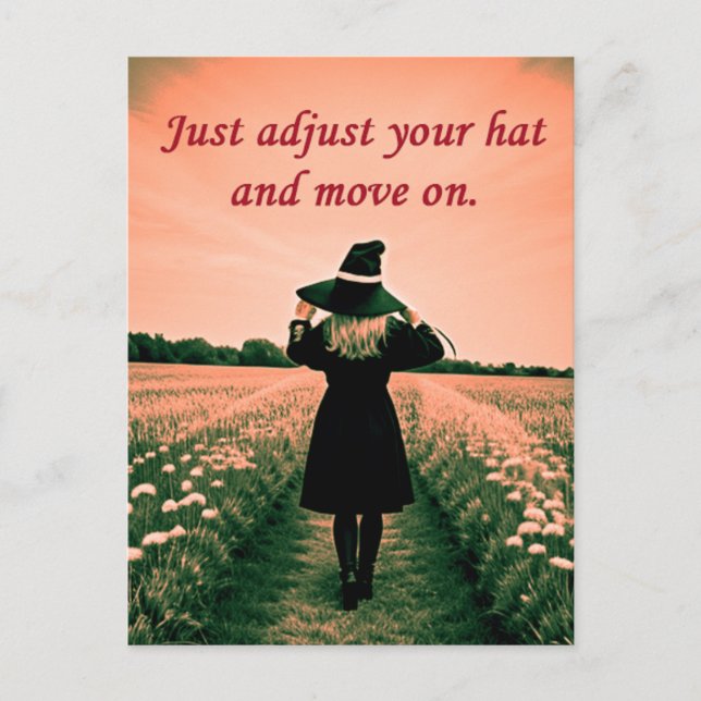 Little Witch Postcard (Front)