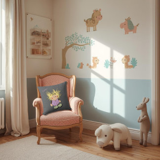 "Little Witch" Throw Pillow