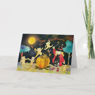 Little Witch's Magic Cauldron: Happy Halloween! Card