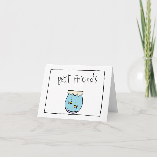 little wobblies best friends card (Front)