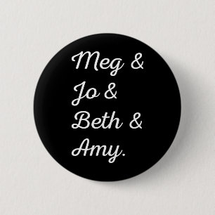 Little Women Characters II 2 Inch Round Button