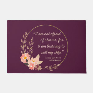 Little Women Quote I - Cute Style Doormat
