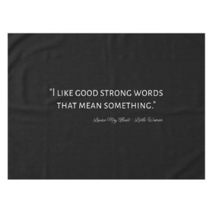 Little Women Quote IV - Classic Style Tablecloth