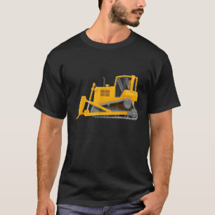 Little Worker Construction Bulldozer Excavator Tra T-Shirt