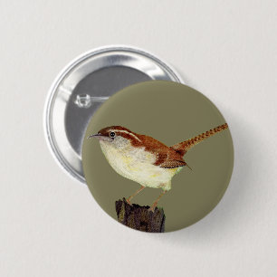 Little Wren 2 Inch Round Button