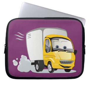 Little Yellow Cartoon Truck for Kids! Laptop Sleeve