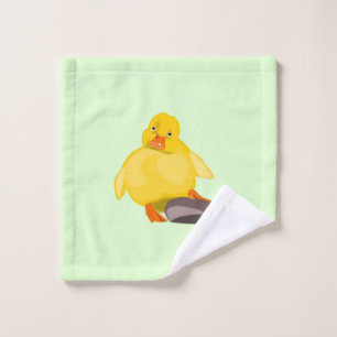 Little Yellow Duck Funny Bath Towels Customizable