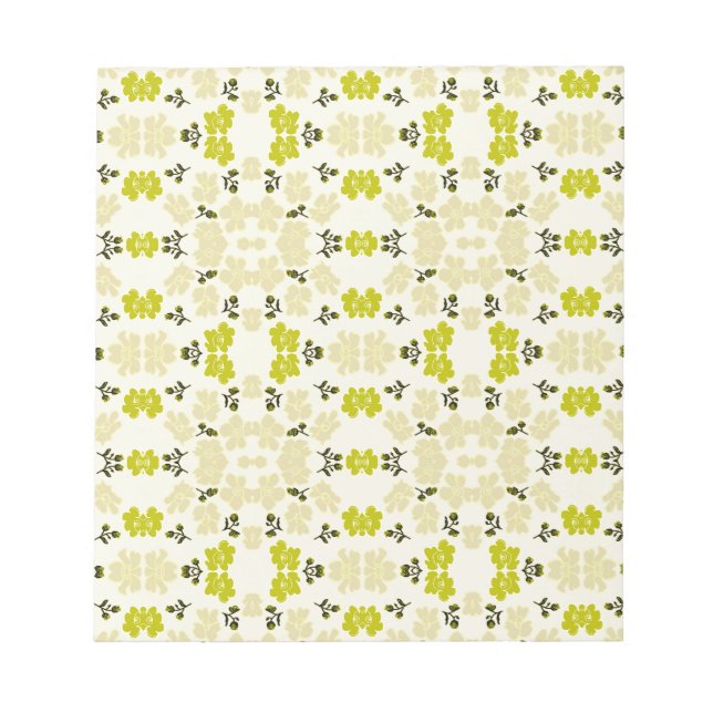 Little Yellow Roses Notepad (Front)