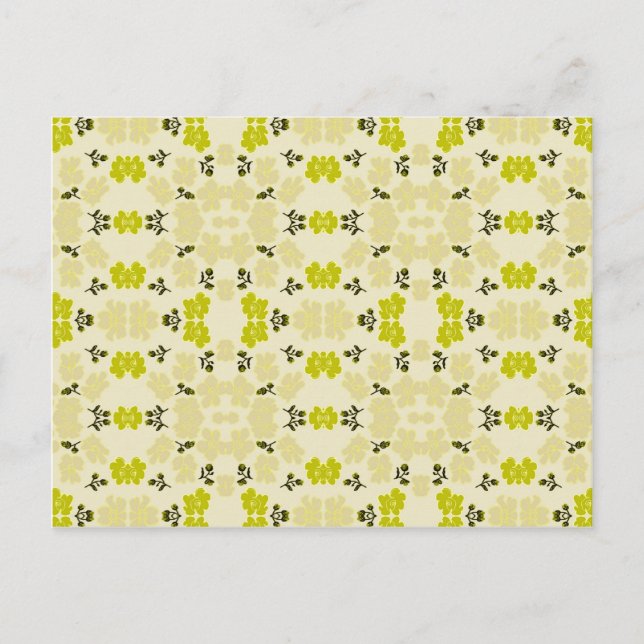 Little Yellow Roses Postcard (Front)