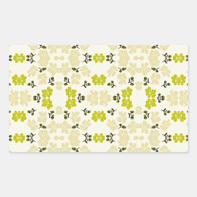 Little Yellow Roses Sticker (Front)