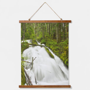Little Zig Zag Falls   Mount Hood National Forest Hanging Tapestry