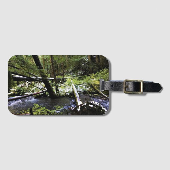 Little Zigzag River, OR Luggage Tag (Front Horizontal)