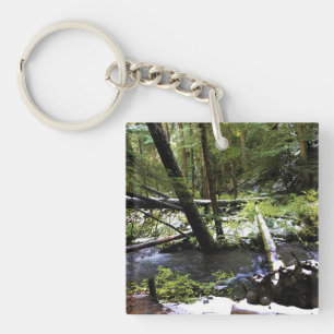 Little Zigzag River, Oregon Keychain