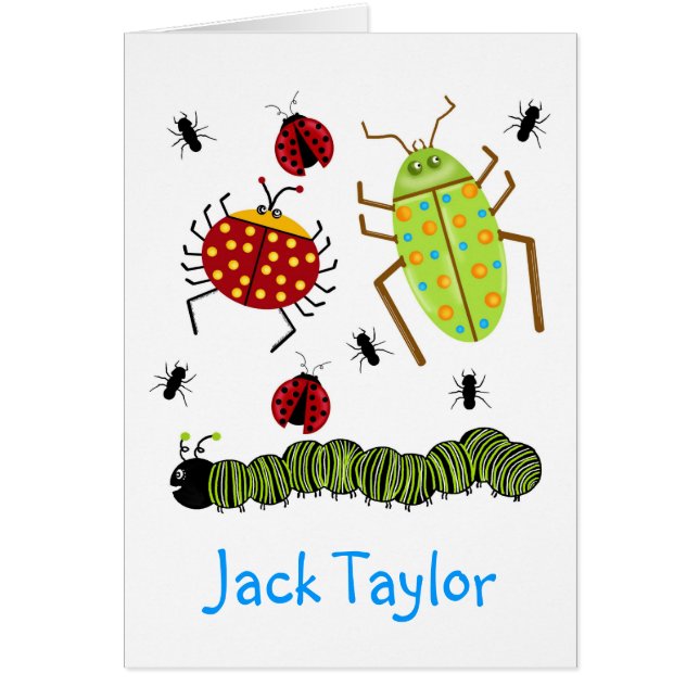 Littlebeane Bugs Insects  Ladybug Ant Caterpillar (Front)