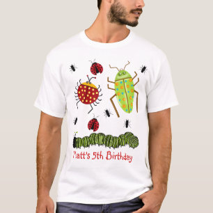 Littlebeane Bugs Insects  Ladybug Ant Caterpillar T-Shirt