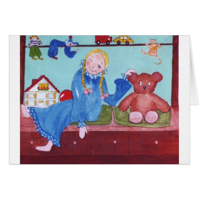 LittleGirl & TeddyBear (Front Horizontal)