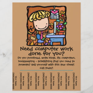 LittleGirlie computer business tear sheet