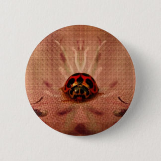 LittleLadyBug 2 Inch Round Button