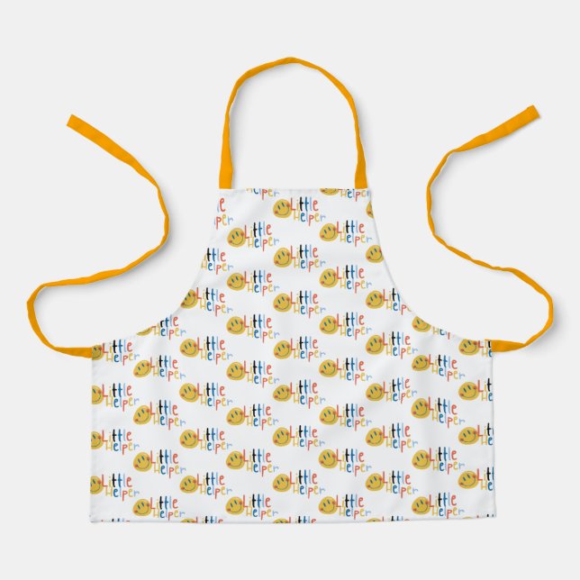 'Littler Helper' Cooking Baking Children's Fun Apron (Front)