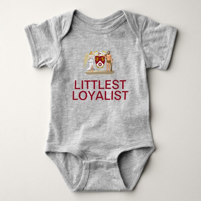 Littlest Loyalist Baby Bodysuit (Front)